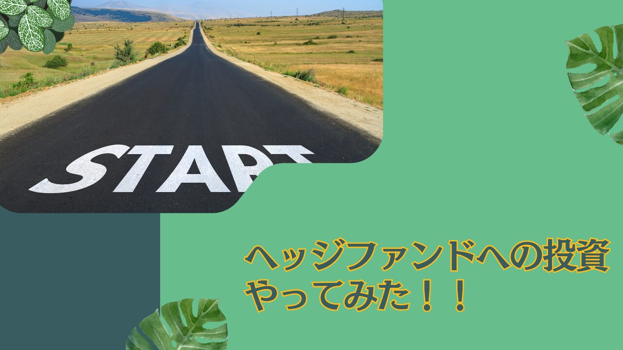 ヘッジファンド投資をやってみた！リスクが高く大損するのでおすすめしないというのは本当？