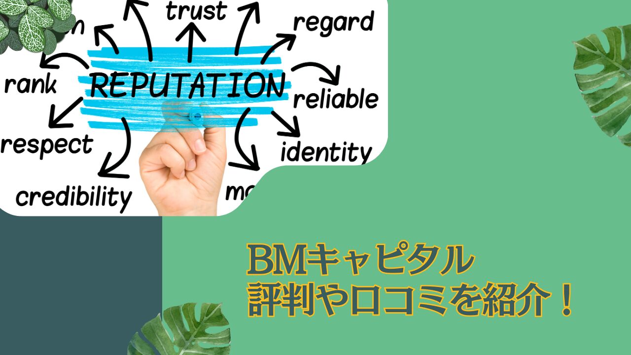 BMキャピタル(BM CAPITAL)の評判や口コミを実際に投資している投資家目線で紐解く！