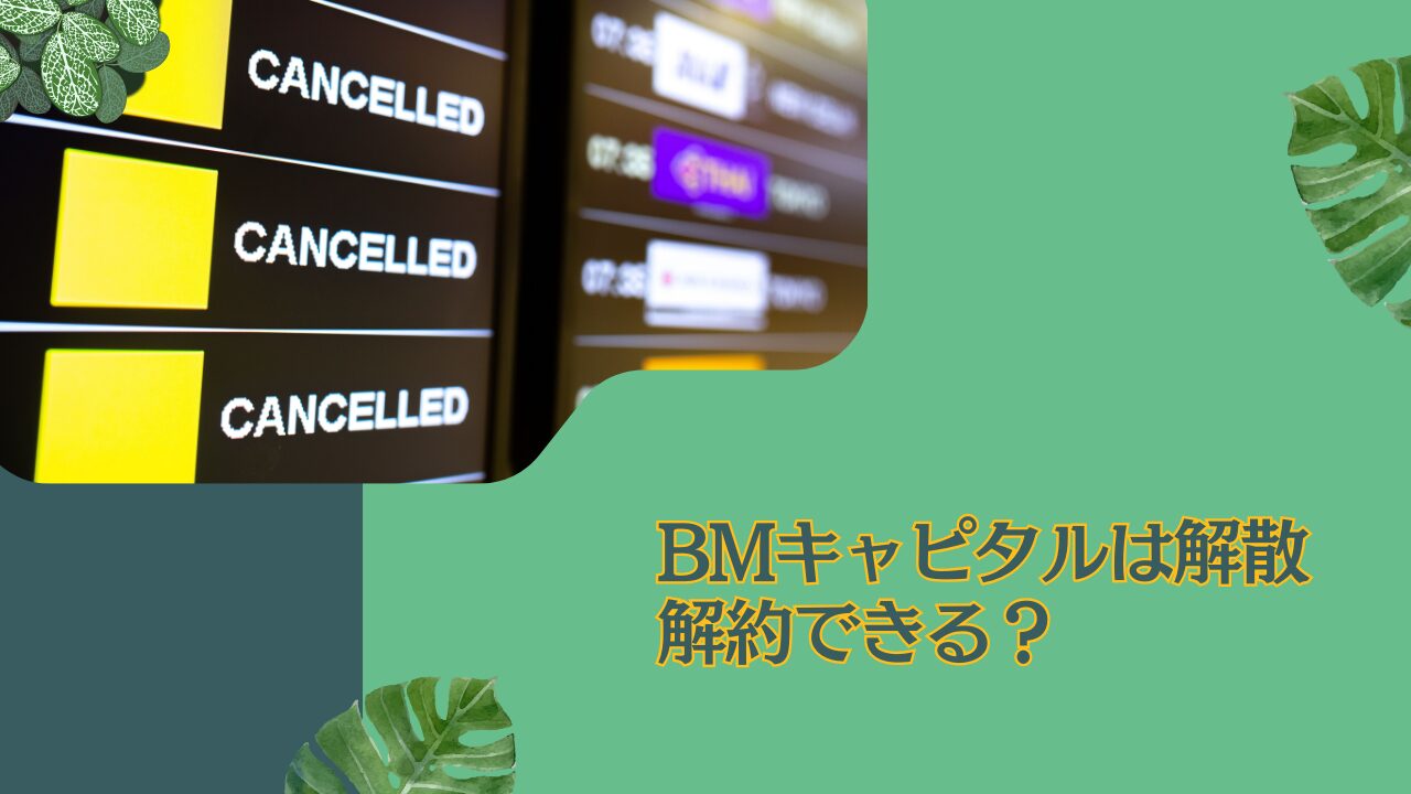 「BMキャピタル」は解散していて怪しい？解約できる？実際に一度引き出しを行なっている投資家目線で解説！